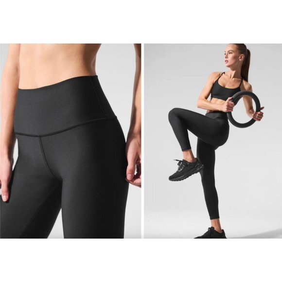 ALO NWT 7/8 High-Waist Airlift Legging Black Size Small - Picture 1 of 6